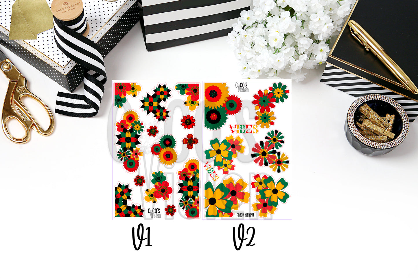 Black History Floral