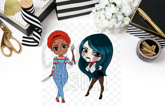 Chucky Saw Halloween Chibis