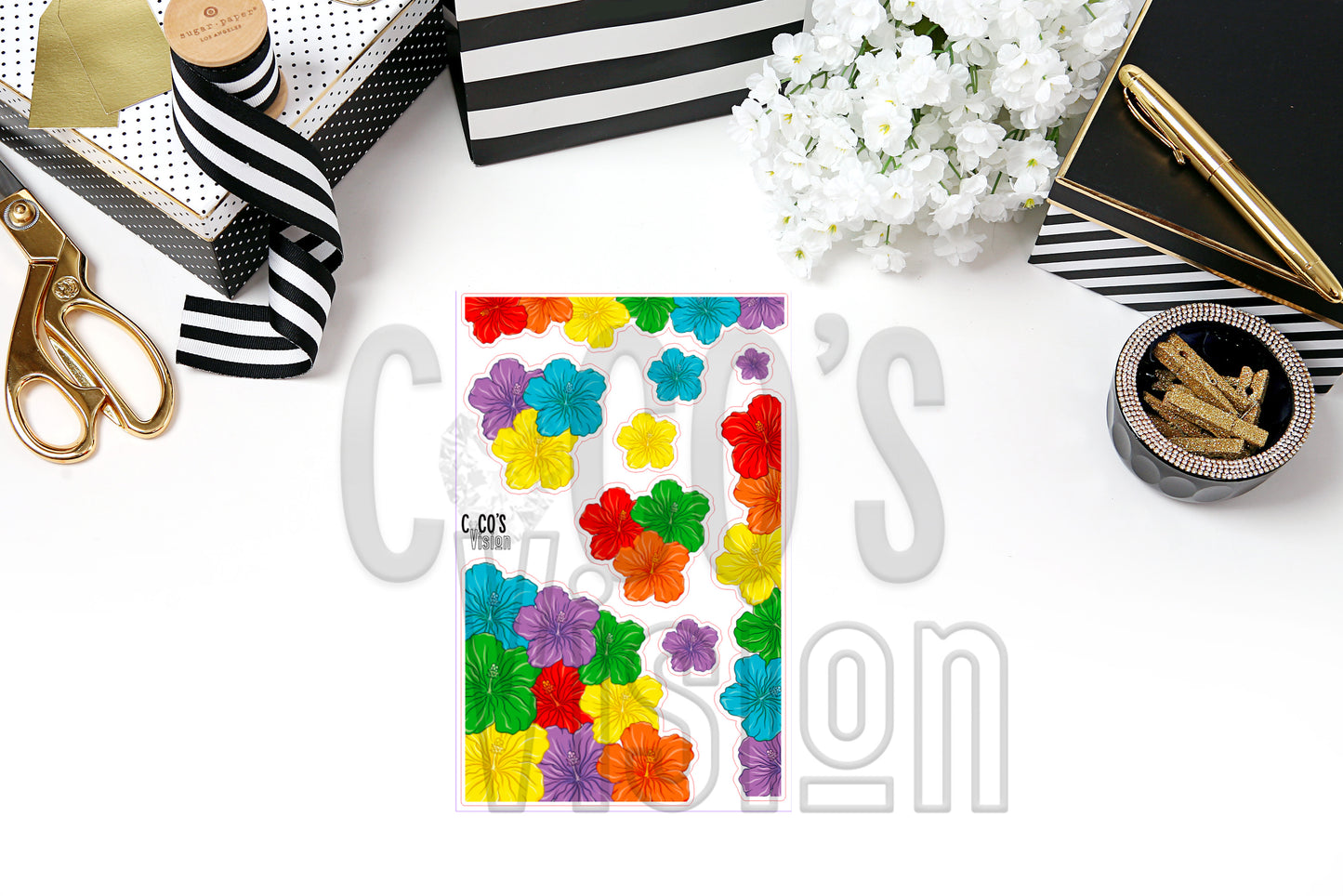 Rainbow Floral