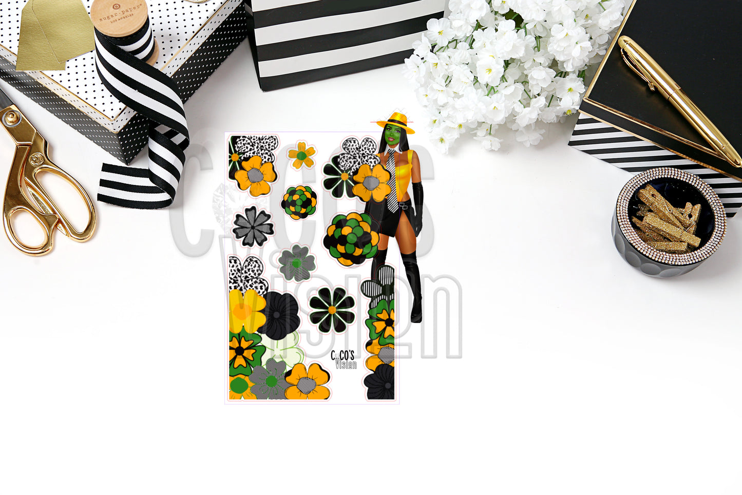 Mask Florals