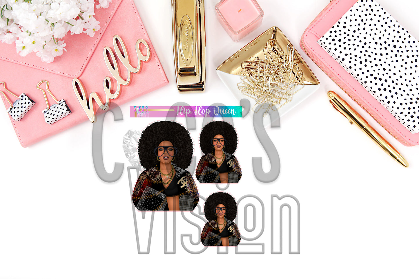 Hip Hop Queen Stickers