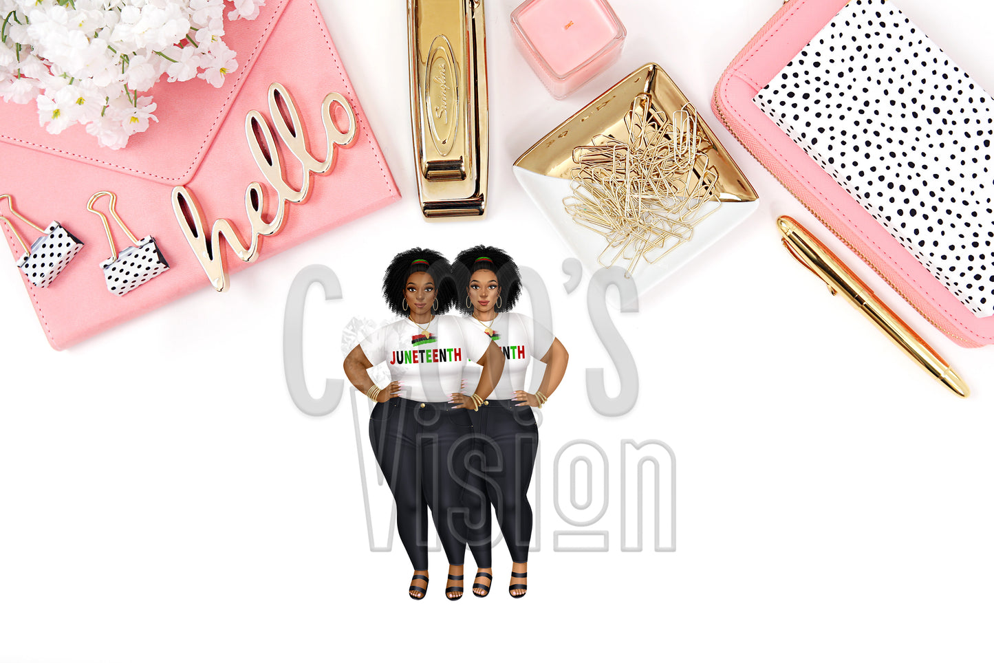 Juneteenth Doll Stickers