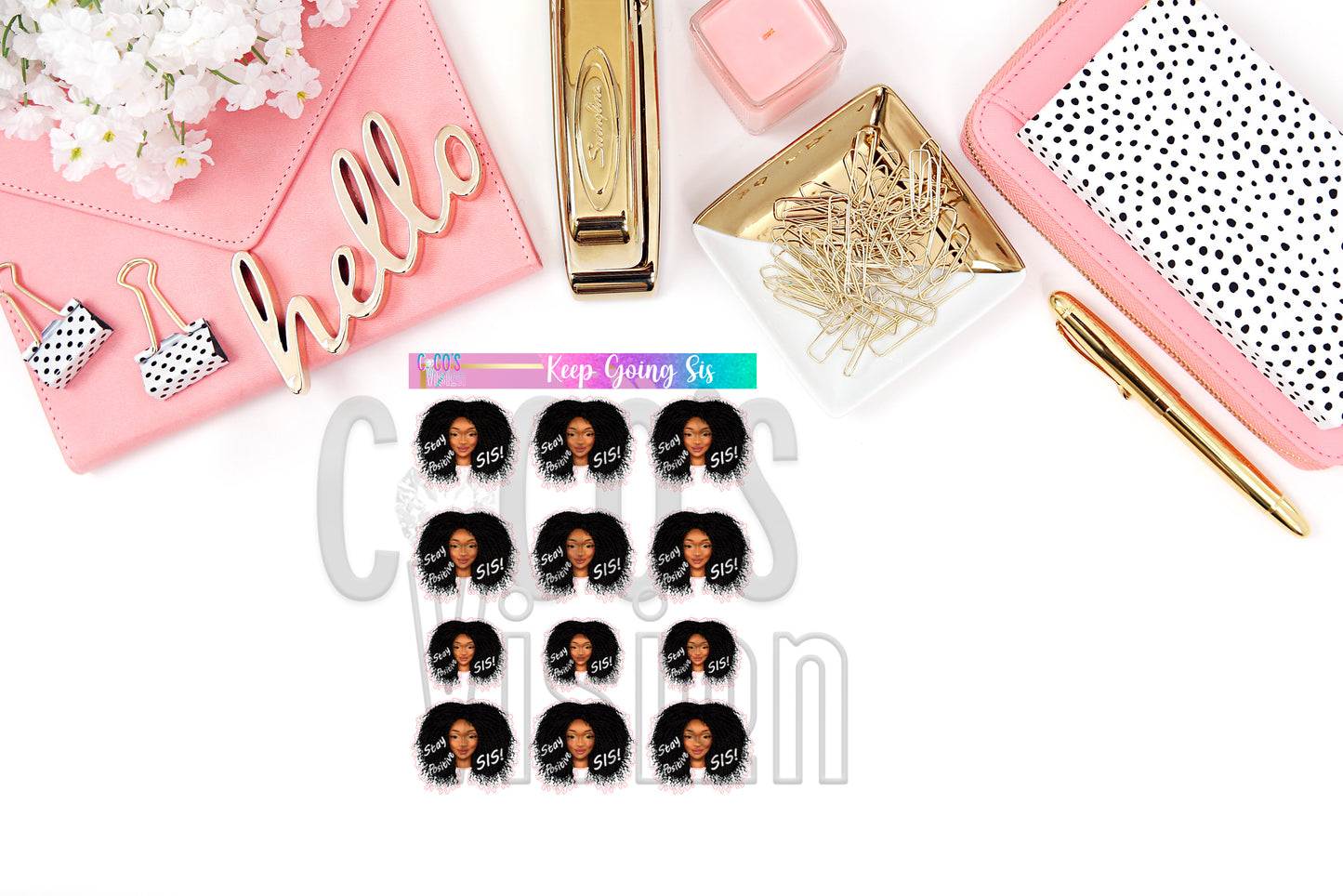 Keep Going Sis Stickers