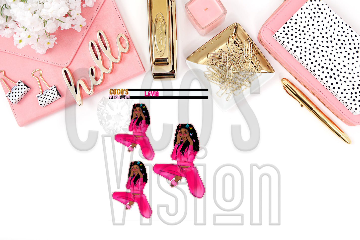 Levia Die Cuts and Stickers