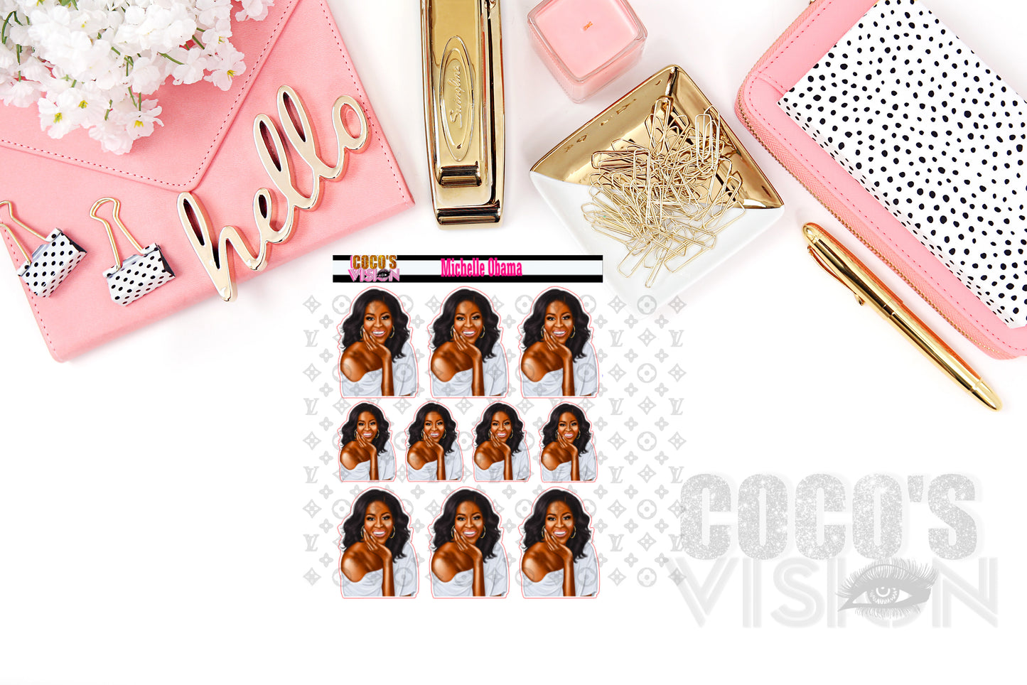 Michelle Obama Stickers