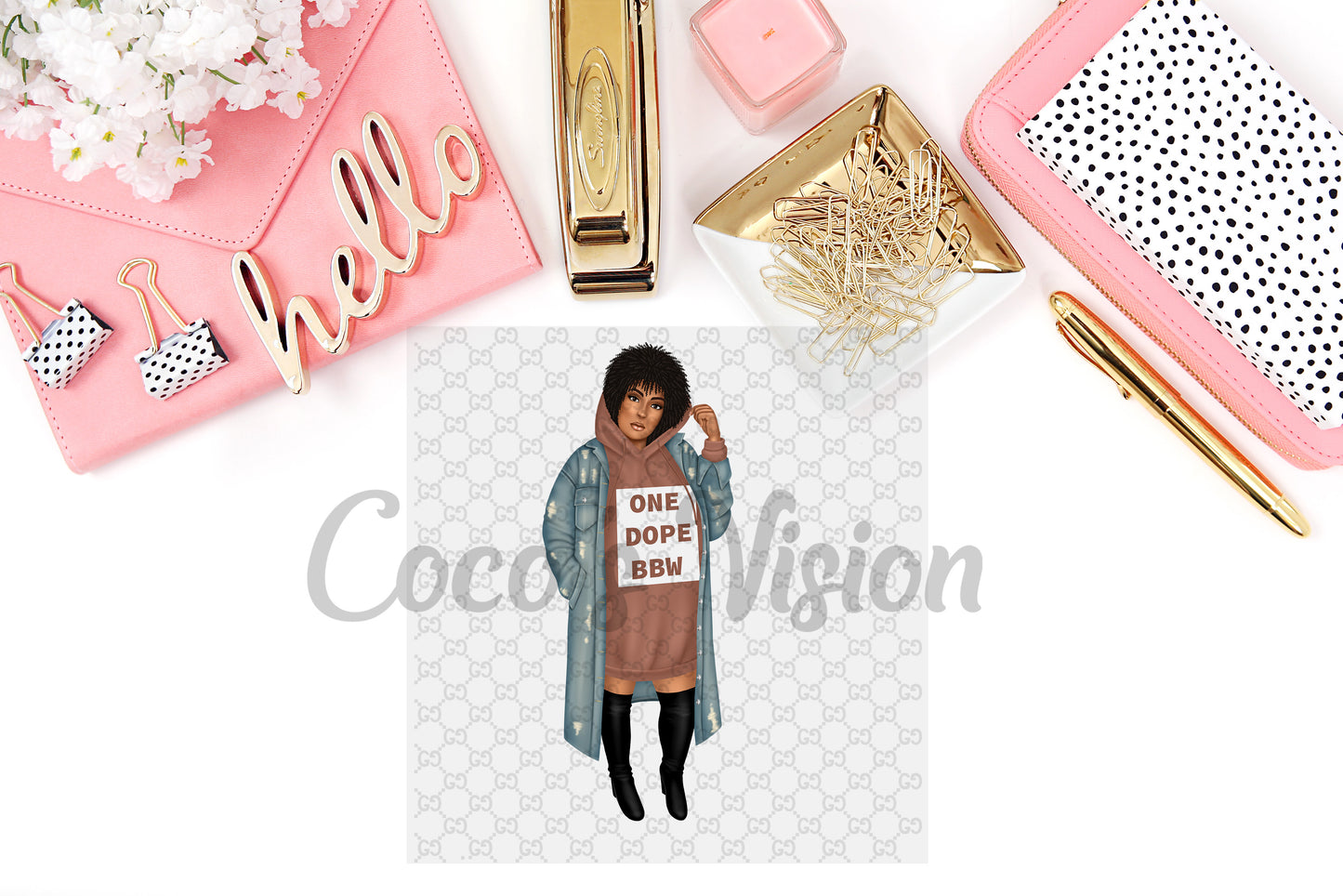 One Dope BBW Stickers