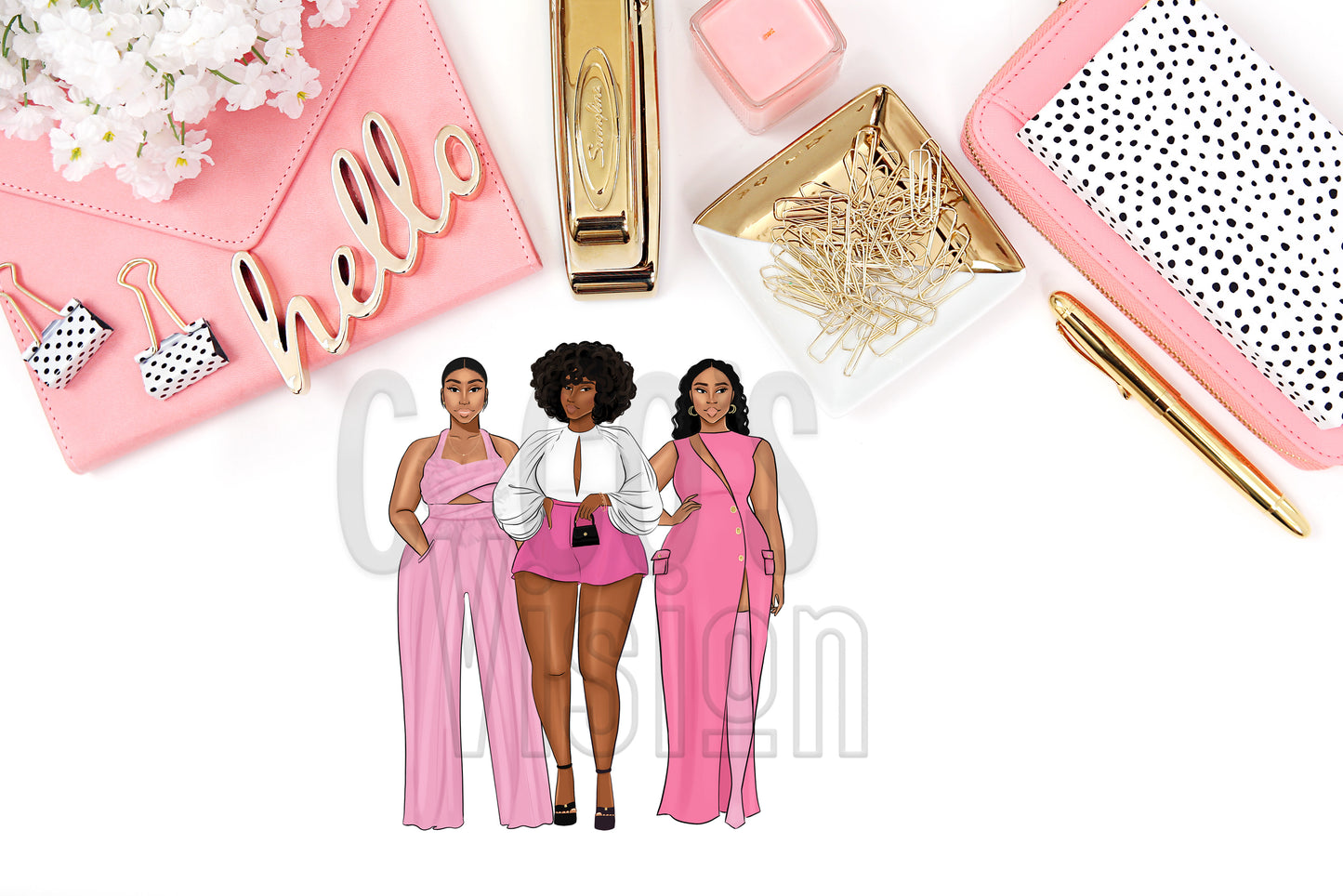 Pretty in Pink Colorway Stickers