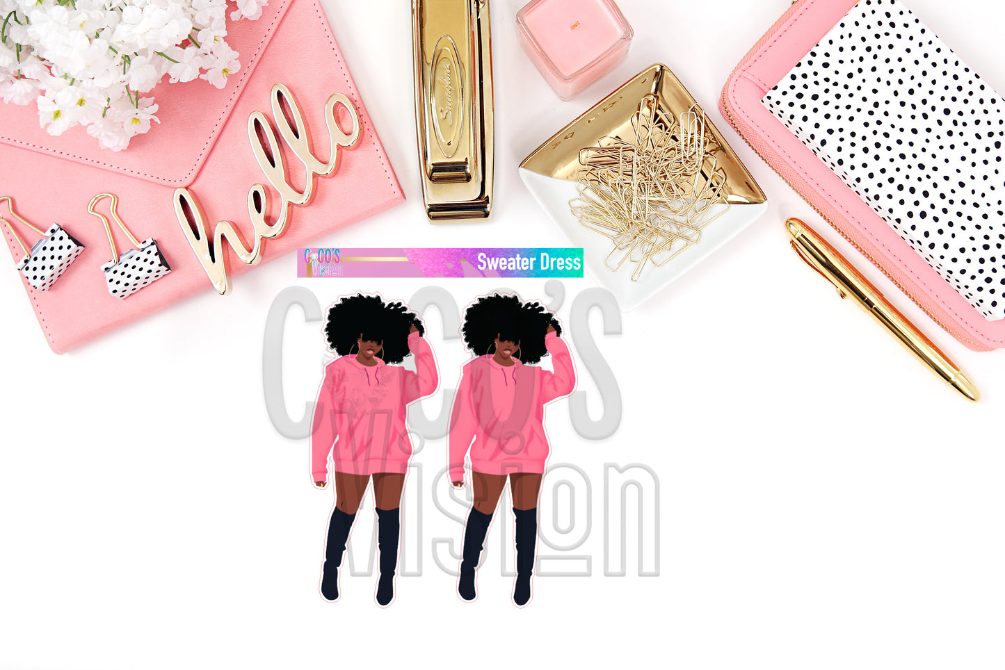 Sweater Dress Stickers