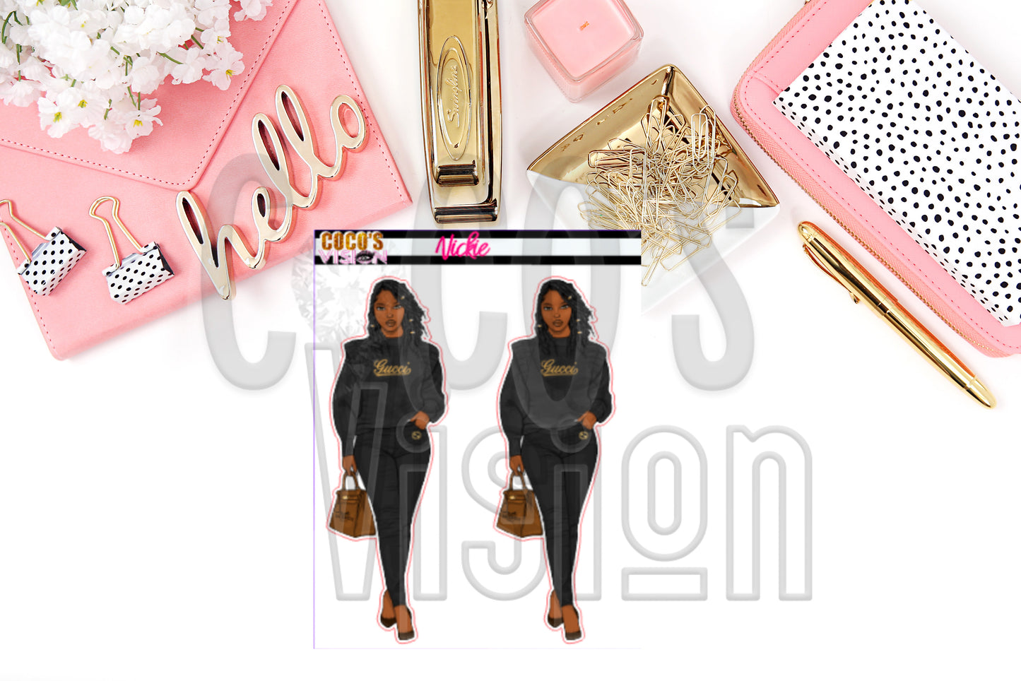 Vickie Black Stickers