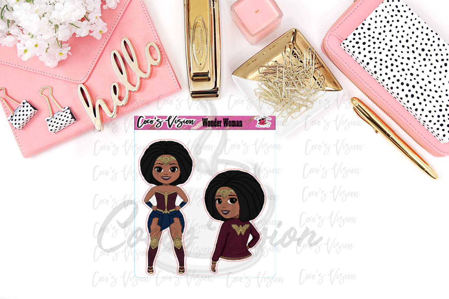 Wonder Woman Die Cuts and Stickers
