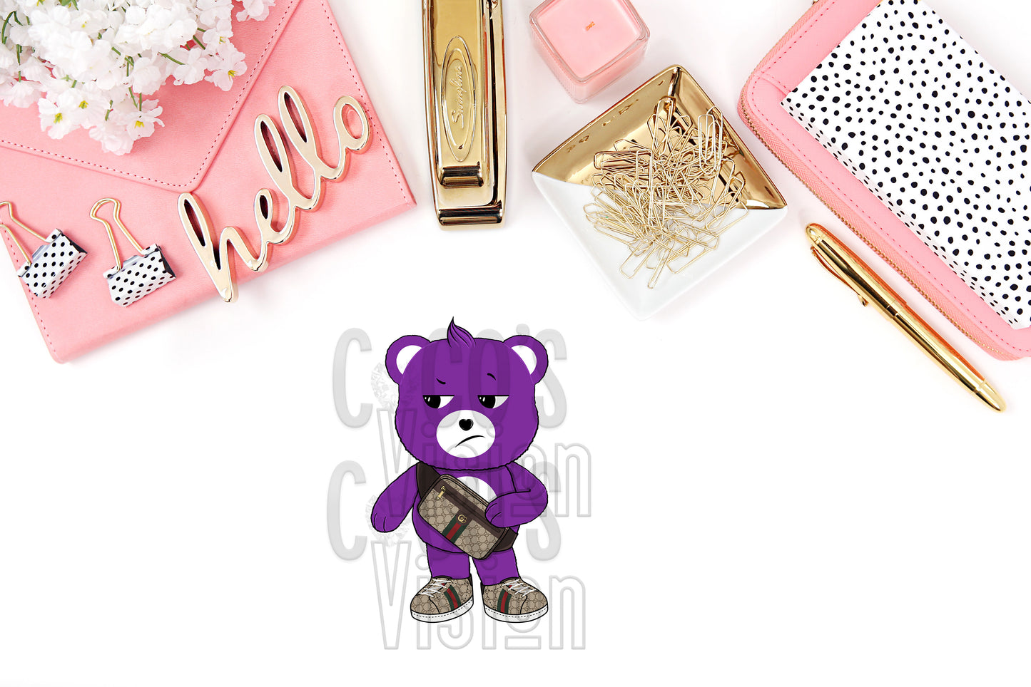 Digital Purple Carebear