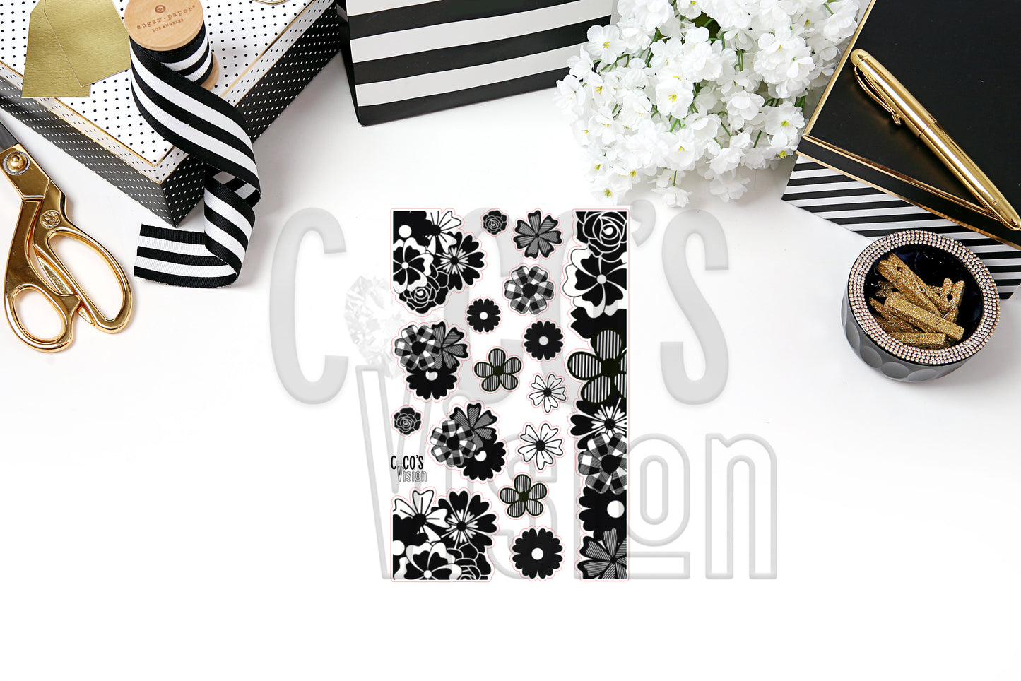 Black Florals