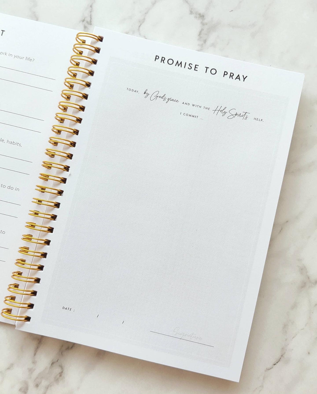 Faith Planner and Daily Journal