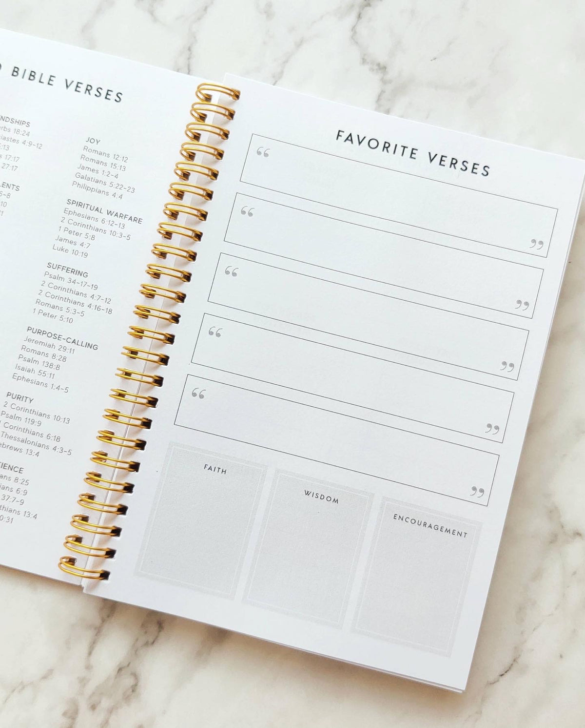 Faith Planner and Daily Journal