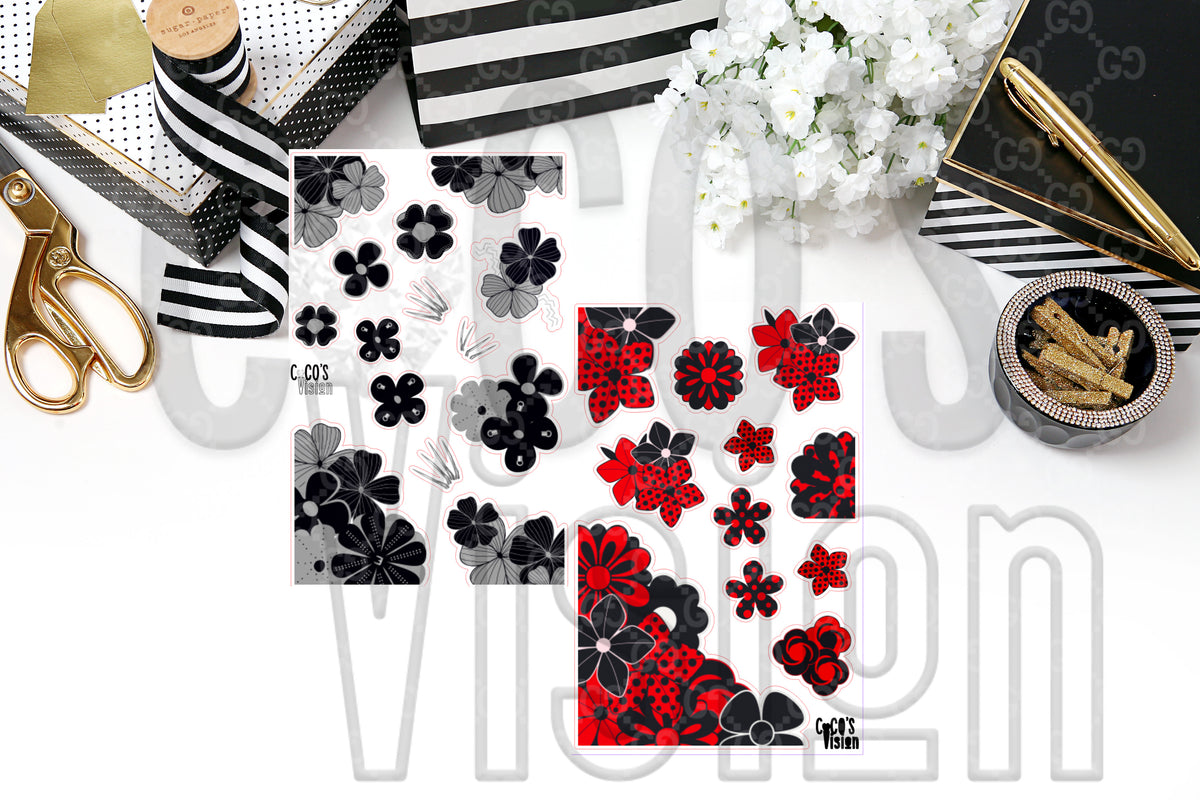 Edward Scissor hands Lady Bug Floral