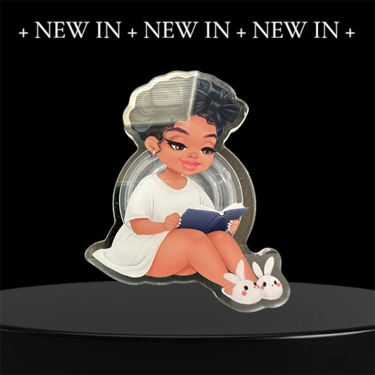 Girl in Bonnet white Pop Socket