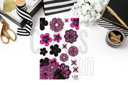 Leopard Cheetah Florals