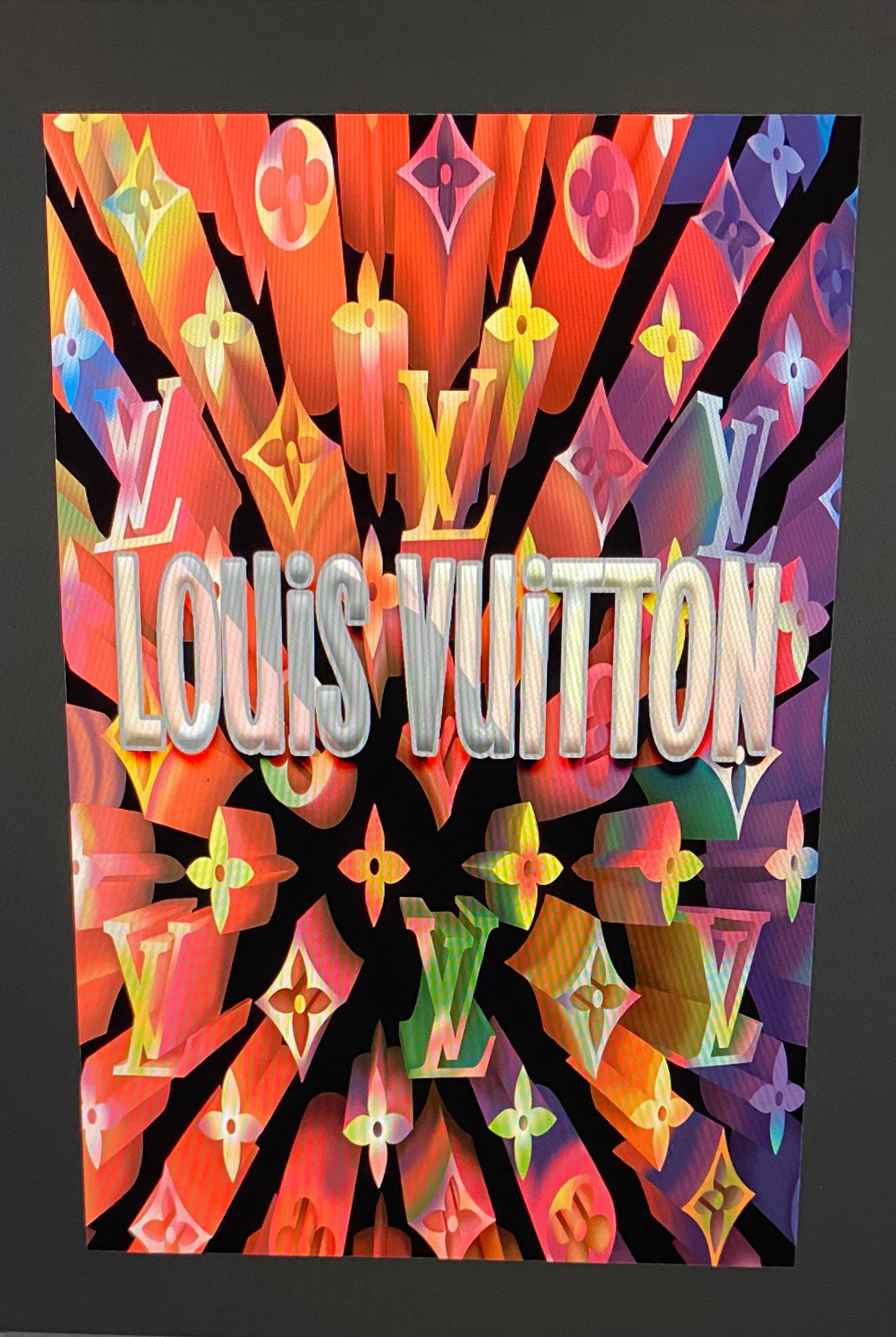 Louie Vuitton Colorful Dashboard Printed