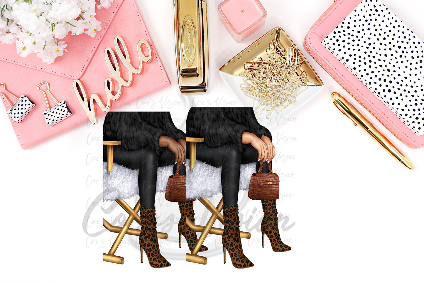 Stylish legs in the Chair Die Cuts
